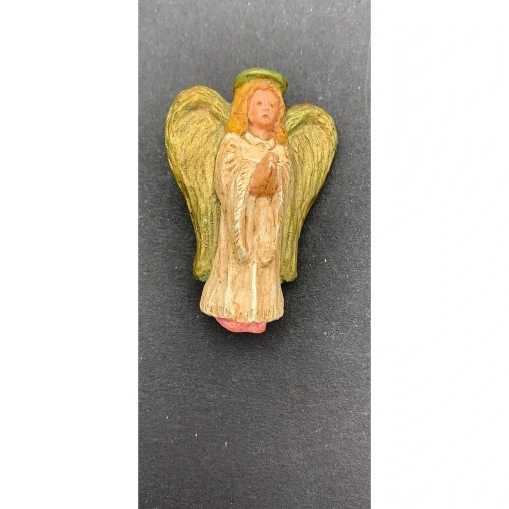 Vintage Janco Studio Praying Angel Brooch Pin 2
